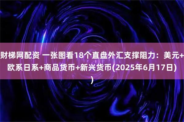财梯网配资 一张图看18个直盘外汇支撑阻力:美元+欧系日系+商品货币+新兴货币(2025年6月17日)