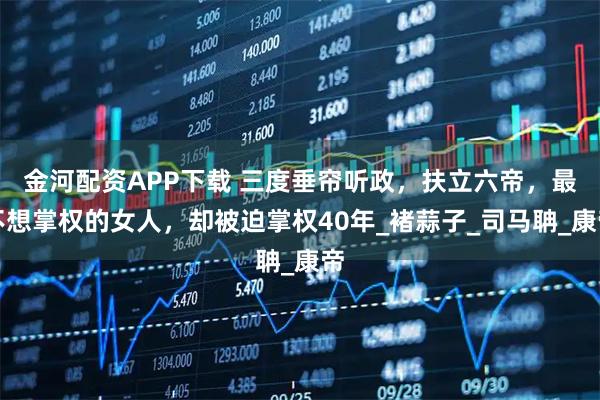 金河配资APP下载 三度垂帘听政，扶立六帝，最不想掌权的女人，却被迫掌权40年_褚蒜子_司马聃_康帝