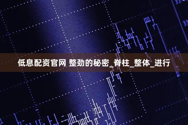 低息配资官网 整劲的秘密_脊柱_整体_进行